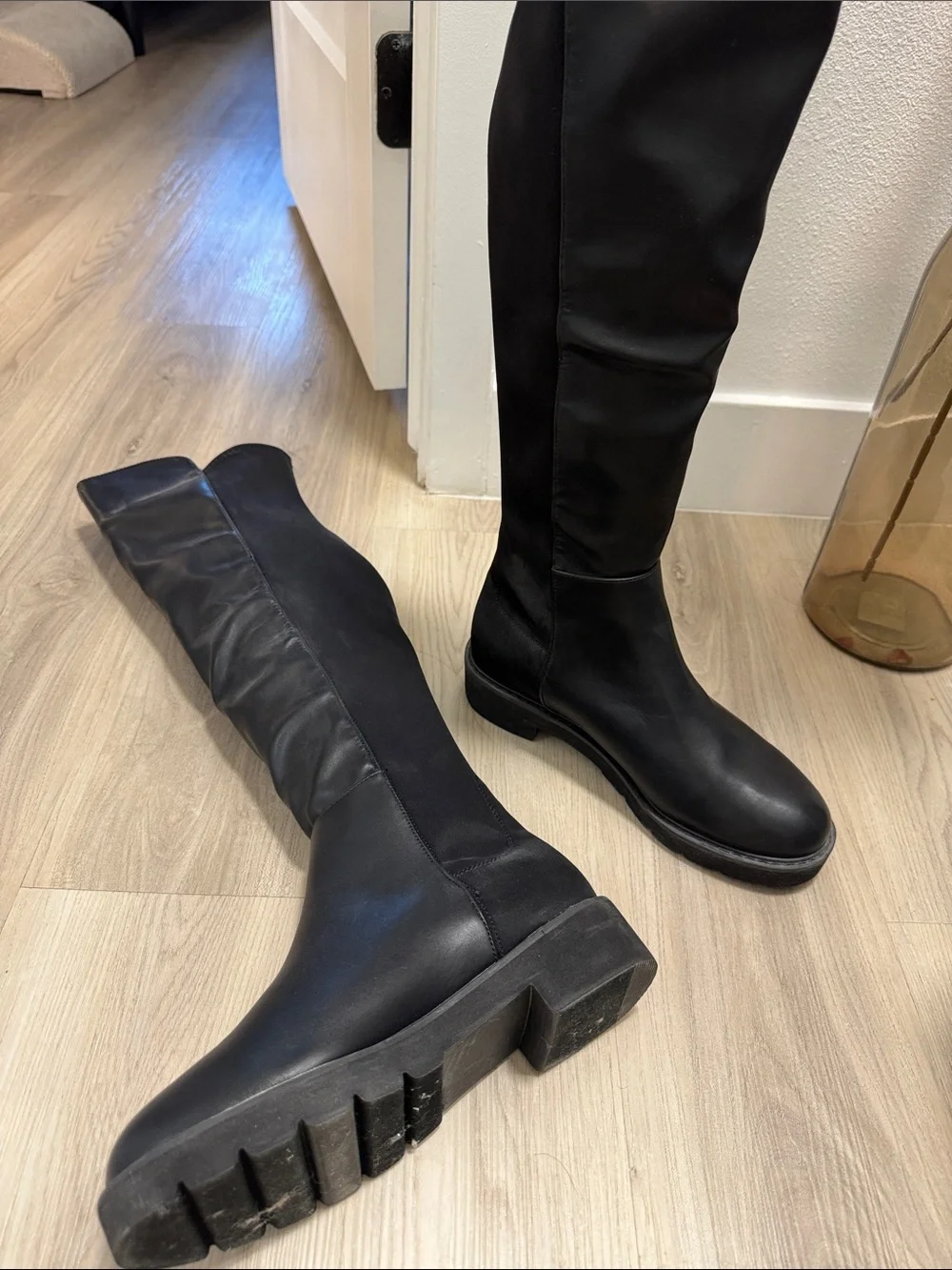Classic Black Over-the-Knee Women's Boots